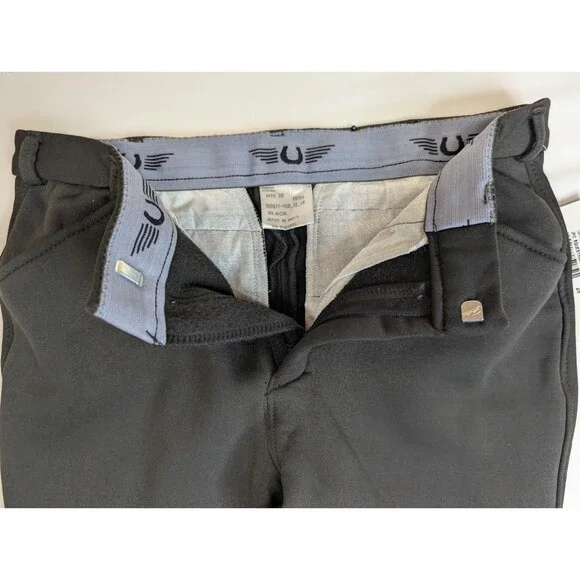 Tuff Rider Men's Patrol UnifleeceBreeches Size 28 Black Equestrian NWT